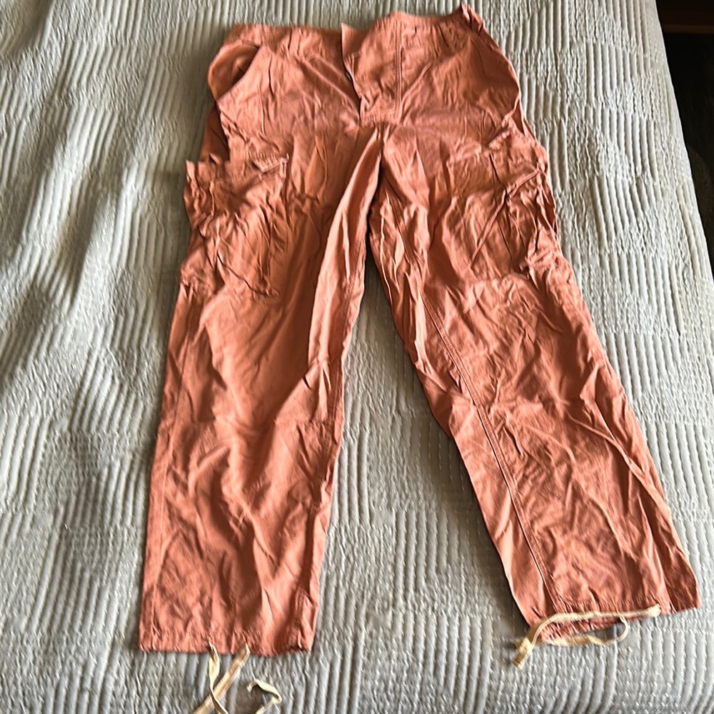 Peach Casual Cargo like Pants